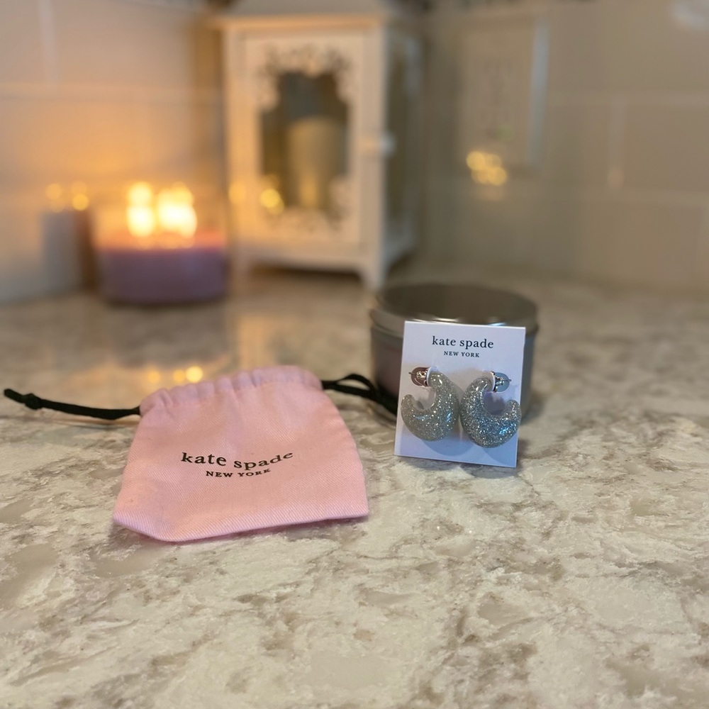 ❄️ Kate Spade Glitter Earrings❄️